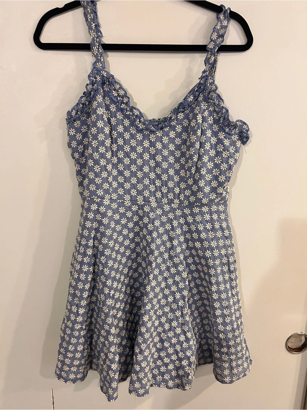 altar'd state blue and white dress | Dresses | Altard State Mini With Daisy Print SCHL005753 & Other Stories | Shoe size:5.5 a back zipper